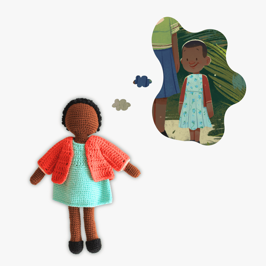 Lillian The Tiriki Girl + Handcrafted Doll (Lillian)