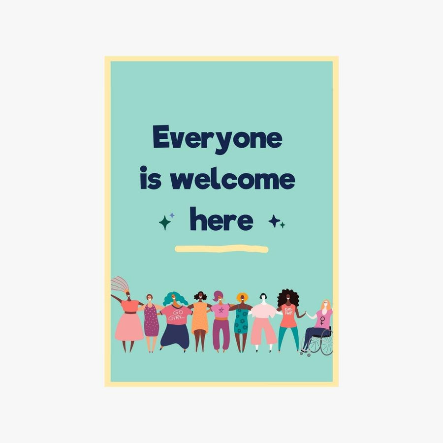 Inclusive Classroom Posters (Illustrated)