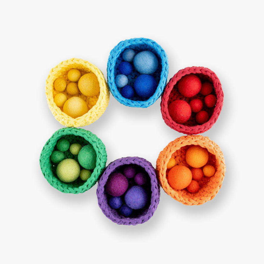 Rainbow Baskets & Colour Cards